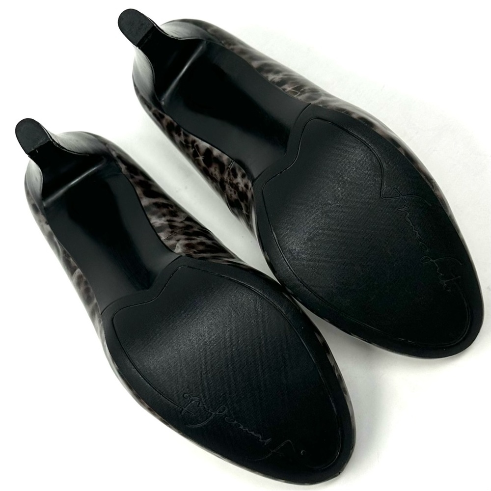 Franco Sarto Cicero Womens Platform Leopard Patent Block Heel Pump - Picture 6 of 8